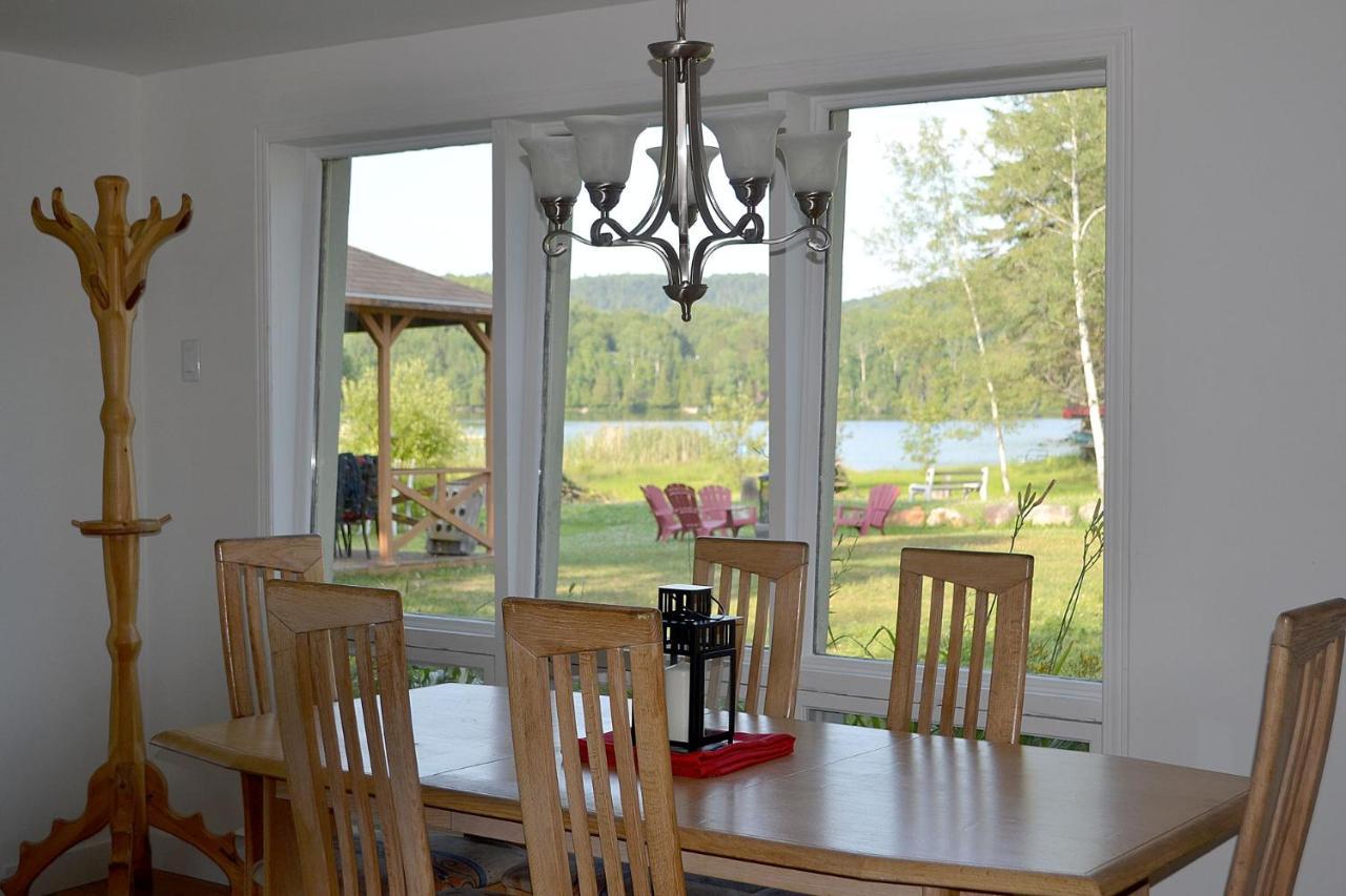 Les 4 Chalets - Le 605 Lac-Saint-Paul エクステリア 写真