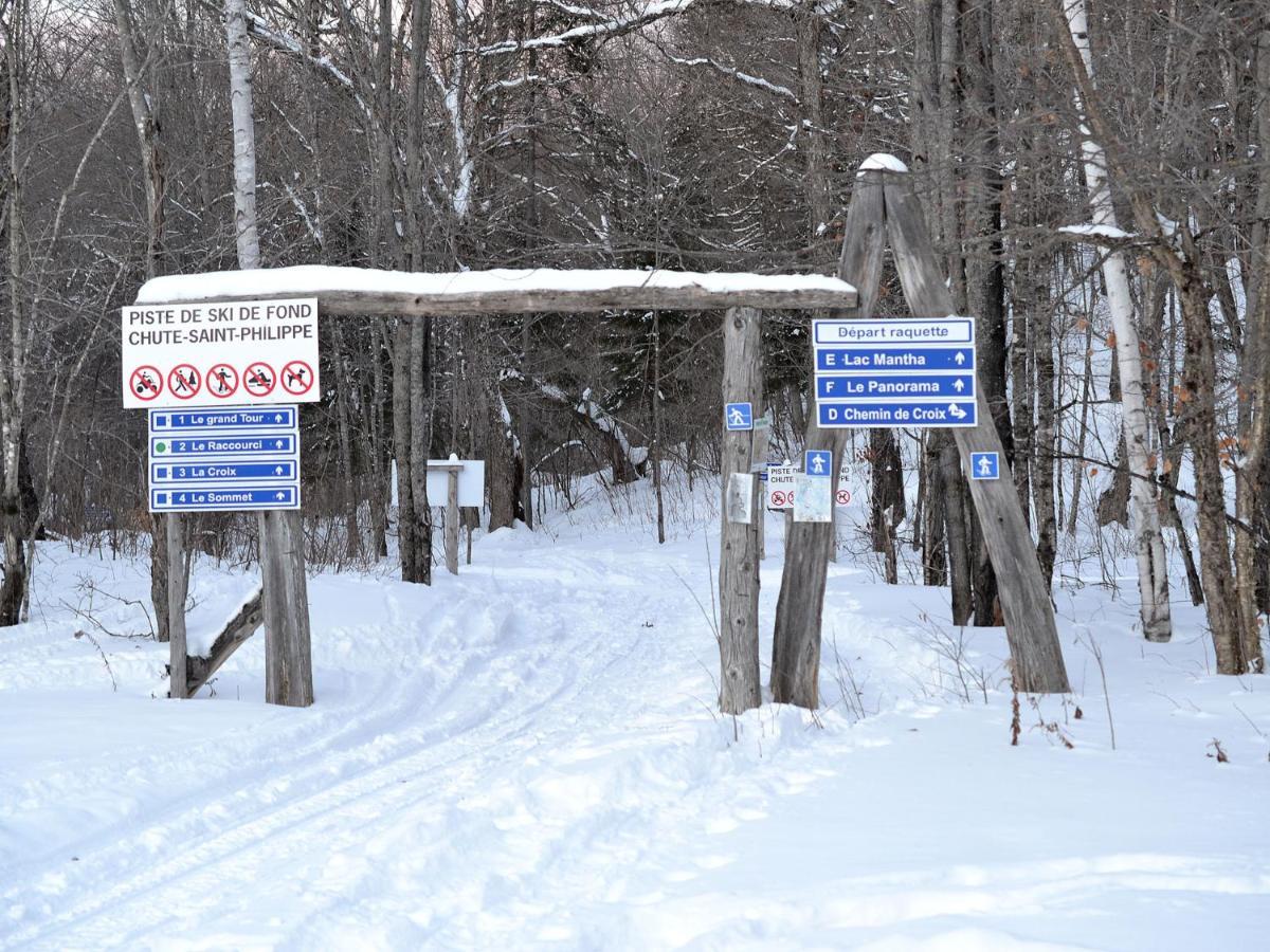Les 4 Chalets - Le 605 Lac-Saint-Paul エクステリア 写真